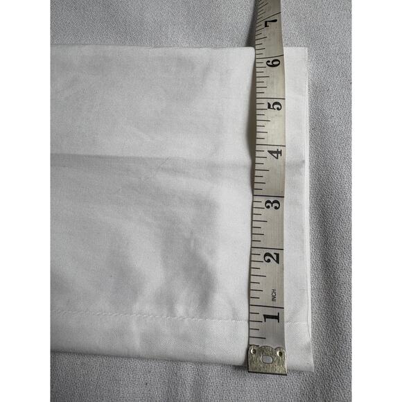 Weekend Max Mara White Cropped Cigarrete Trousers Women's Size 6 Stretch Cotton - Picture 11 of 11